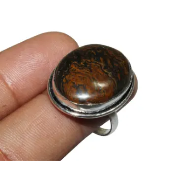 Perfect Silver Gemstone Ring